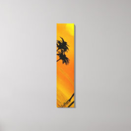 Tropischer Sonnenuntergang 3-4 Leinwanddruck