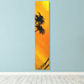 Tropischer Sonnenuntergang 3-4 Leinwanddruck (Insitu (Holzboden))