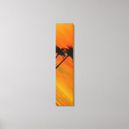 Tropischer Sonnenuntergang 4-4 Leinwanddruck