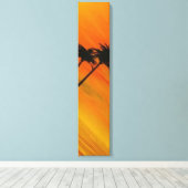 Tropischer Sonnenuntergang 4-4 Leinwanddruck (Insitu (Holzboden))