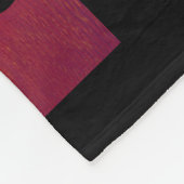 Tropischer Sonnenuntergang Fleecedecke (Ecke)