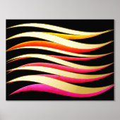 Tropischer Sonnenuntergang Foliendrucke (Vorderseite)