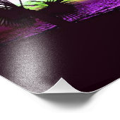 Tropischer Sonnenuntergang Fotodruck (Ecke)