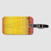 Tropischer Sonnenuntergang Gepäckanhänger (Vorderseite (Horizontal))