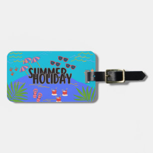 Tropischer Sonnenuntergang Gepäckanhänger