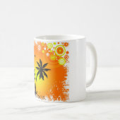 Tropischer Sonnenuntergang Kaffeetasse (VorderseiteRechts)