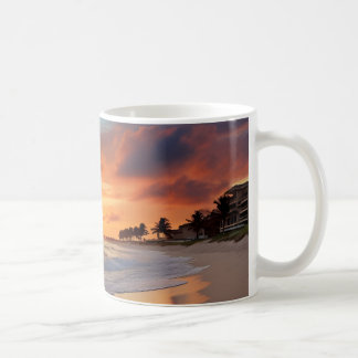 Tropischer Sonnenuntergang Kaffeetasse
