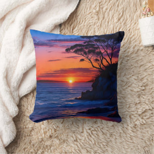 Tropischer Sonnenuntergang Kissen