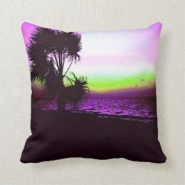 Tropischer Sonnenuntergang Kissen