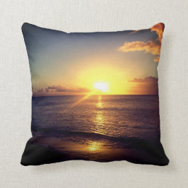 Tropischer Sonnenuntergang Kissen