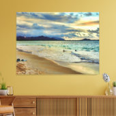 Tropischer Sonnenuntergang Leinwanddruck (Insitu (Wohnzimmer))