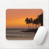 Tropischer Sonnenuntergang Mousepad (Mit Mouse)