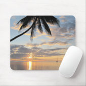 Tropischer Sonnenuntergang Mousepad (Mit Mouse)