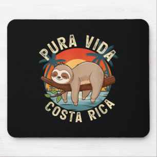 Tropischer Sonnenuntergang Natur Faultier Costa Ri Mousepad