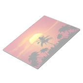 Tropischer Sonnenuntergang Notizblock (angewinkelt)