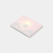 Tropischer Sonnenuntergang Post-it Klebezettel (angewinkelt)