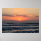 Tropischer Sonnenuntergang Poster (Vorne)