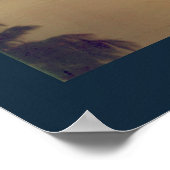 Tropischer Sonnenuntergang Poster (Ecke)