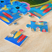Tropischer Sonnenuntergang Puzzle (Seite)