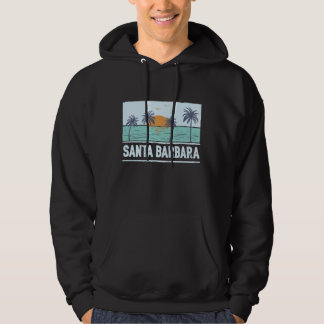 Tropischer Sonnenuntergang Santa Barbara Hoodie