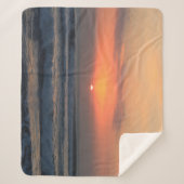 Tropischer Sonnenuntergang Sherpadecke (Vorderseite)