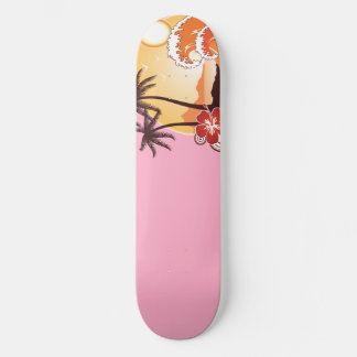Tropischer Sonnenuntergang Skateboard