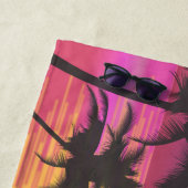 Tropischer Sonnenuntergang Strandtuch (Beispiel)