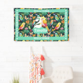 Tropischer Spaß: Feiern Sie den perfekten 2. Gebur Banner (Insitu)