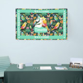 Tropischer Spaß: Feiern Sie den perfekten 2. Gebur Banner (Messeveranstaltung)