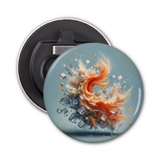 Tropischer Splash Flaschenöffner (Vorderseite)