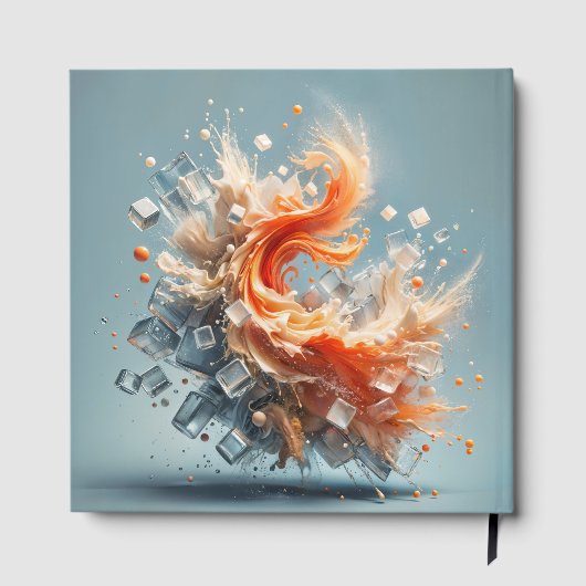 Tropischer Splash Gästebuch (Rückseite)