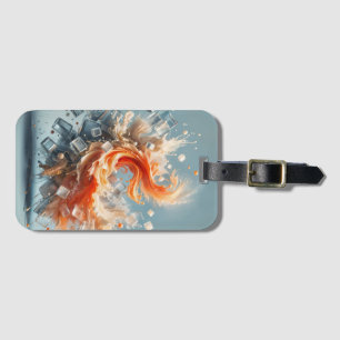 Tropischer Splash Gepäckanhänger