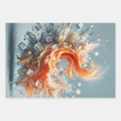 Tropischer Splash Geschenkpapier Set (Vorderseite 2)