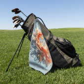 Tropischer Splash Golfhandtuch (Gras)
