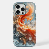 Tropischer Splash iPhone Hülle (Rückseite)