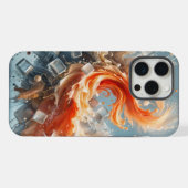 Tropischer Splash iPhone Hülle (Rückseite (Horizontal))