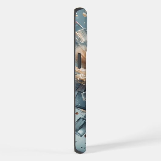 Tropischer Splash iPhone Hülle (Rechte Seite)