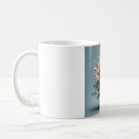 Tropischer Splash Kaffeetasse (Links)
