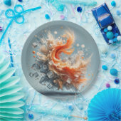 Tropischer Splash Pappteller (Party)