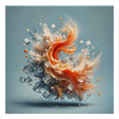 Tropischer Splash Poster (Vorderseite)