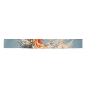 Tropischer Splash Satinband