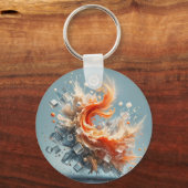 Tropischer Splash Schlüsselanhänger (Vorderseite)