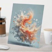 Tropischer Splash Sockelschild (In Situ)