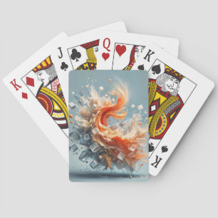 Tropischer Splash Spielkarten