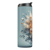 Tropischer Splash Thermosbecher (Nach links gedreht)