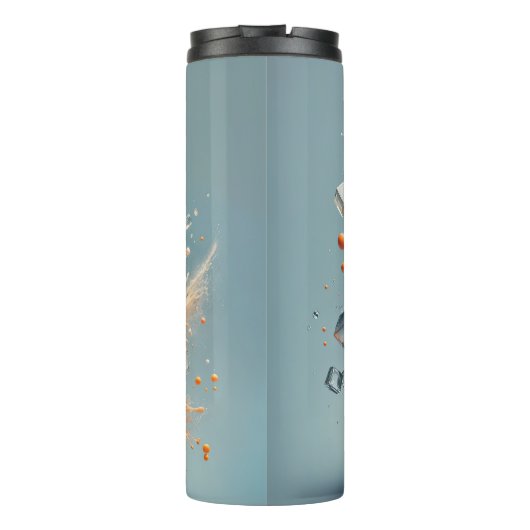 Tropischer Splash Thermosbecher (Rückseite)