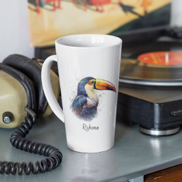 Tropischer Splendor Toucan, kundenspezifisch Milchtasse