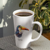 Tropischer Splendor Toucan, kundenspezifisch Milchtasse
