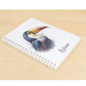 Tropischer Splendor Toucan, kundenspezifisch Notizblock