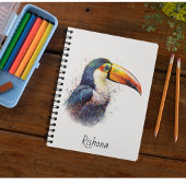 Tropischer Splendor Toucan, kundenspezifisch Notizblock